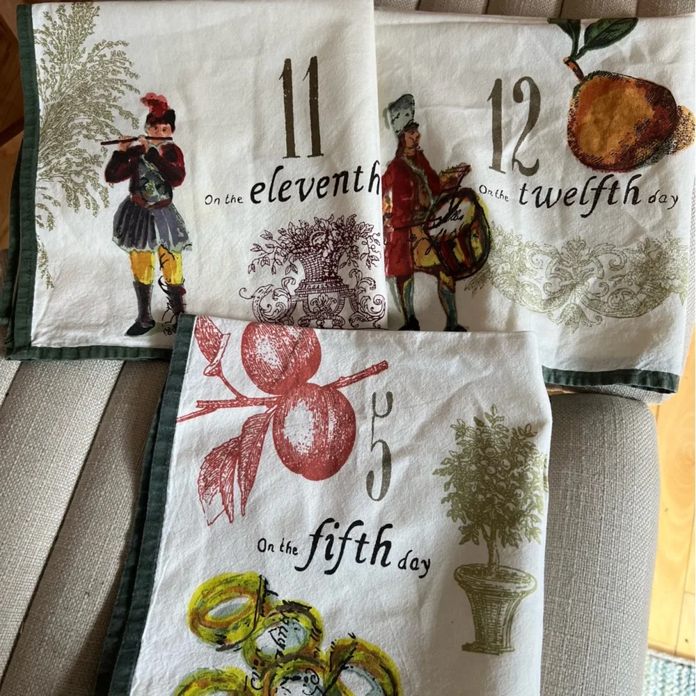 Williams Sonoma Cotton Napkins Set of 3